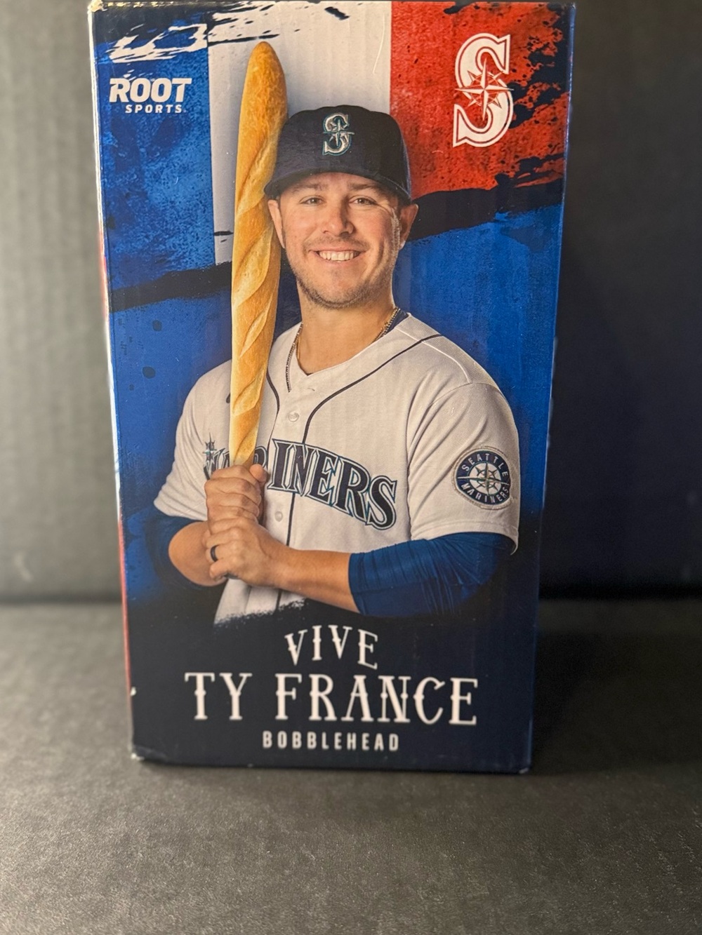 Ty France Seattle Mariners SGA Baguette Bobblehead  7/18/23 NIB